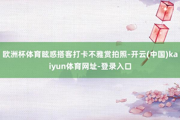 欧洲杯体育眩惑搭客打卡不雅赏拍照-开云(中国)kaiyun体育网址-登录入口